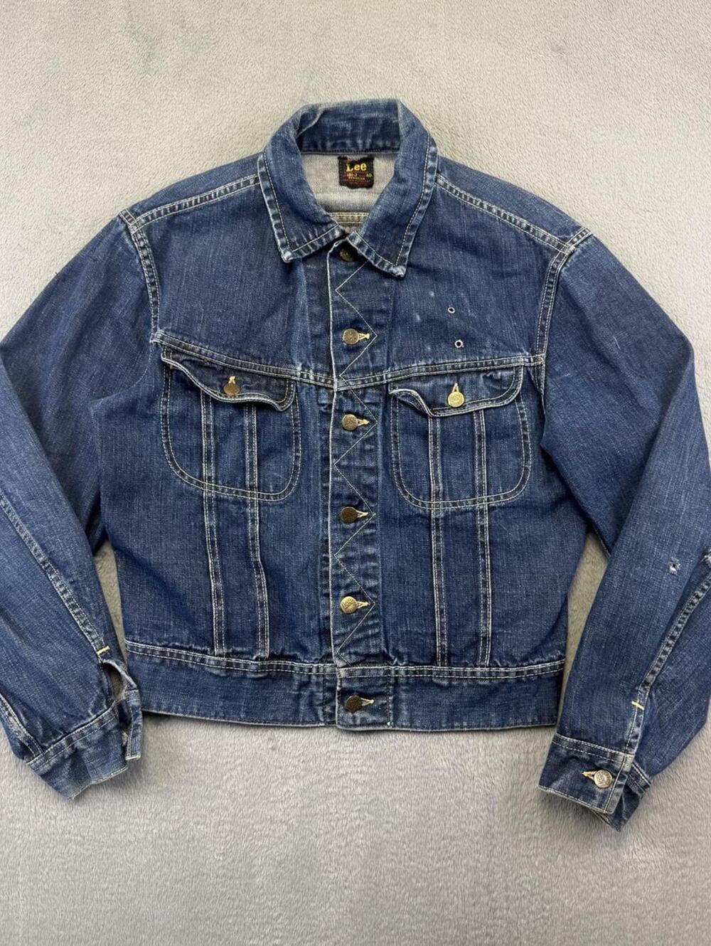 Vintage RARE 1950’s Lee 101-J Denim Jacket w/ Red Tag